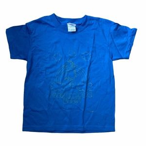 Unicorn “Hang In There Baby” Blue Tee - Youth S